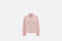 Load image into Gallery viewer, Kid&#39;s Jacket • Pink Stonewashed Cotton Denim
