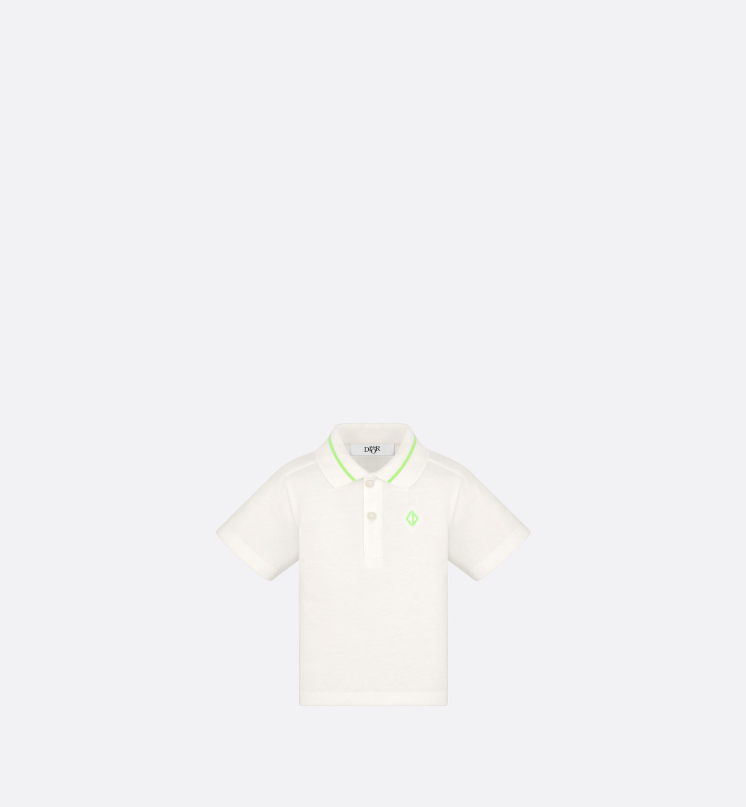 Baby Polo Shirt • Ivory Cotton Jersey