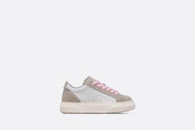Load image into Gallery viewer, Kids&#39; B33 Low-Top Sneaker • Beige and White Dior Oblique Jacquard and Beige Suede
