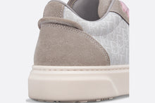 Load image into Gallery viewer, Kids&#39; B33 Low-Top Sneaker • Beige and White Dior Oblique Jacquard and Beige Suede

