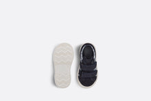 Load image into Gallery viewer, Baby B33 Low-Top Sneaker • Blue and White Dior Oblique Jacquard and Navy Blue Suede

