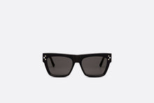 Load image into Gallery viewer, CD Diamond S8I • Black and Gold-Finish Rectangular Sunglasses
