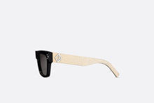 Load image into Gallery viewer, CD Diamond S8I • Black and Gold-Finish Rectangular Sunglasses

