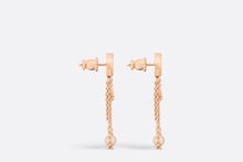 Load image into Gallery viewer, Petit CD Earrings • Pink-Finish Metal with Pink Resin Pearls and Crystals
