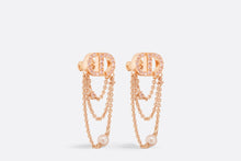 Load image into Gallery viewer, Petit CD Earrings • Pink-Finish Metal with Pink Resin Pearls and Crystals
