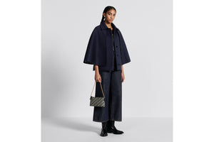 30 Montaigne Mini Shoulder Bag • Blue Dior Oblique Jacquard