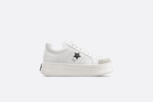 Load image into Gallery viewer, Dior Star Platform Sneaker • White Calfskin and Suede
