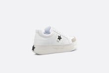 Load image into Gallery viewer, Dior Star Platform Sneaker • White Calfskin and Suede
