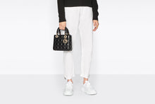 Load image into Gallery viewer, Small Lady Dior Bag • Latte Cannage Lambskin with Gold-Finish Sun Studs
