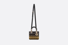 Load image into Gallery viewer, Small Lady Dior Bag • Black and Gold-Tone Gradient Cannage Lambskin
