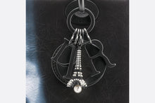 Load image into Gallery viewer, Medium Lady Dior Bag • Black and White Crinkled Calfskin with Eiffel Tower Print
