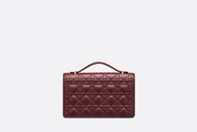 Load image into Gallery viewer, My Dior Top Handle Bag • Burgundy Cannage Lambskin
