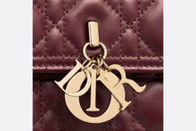 Load image into Gallery viewer, My Dior Top Handle Bag • Burgundy Cannage Lambskin
