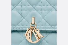 Load image into Gallery viewer, My Dior Top Handle Bag • Celestial Blue Cannage Lambskin
