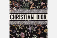 Load image into Gallery viewer, Medium Dior Book Tote • Black Multicolor Dior Herbarium Embroidery (36 x 27.5 x 16.5 cm)
