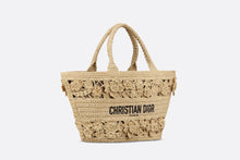 Load image into Gallery viewer, Hat Basket Bag • Natural Supple Raffia with Flowers
