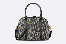 Load image into Gallery viewer, Large Bowling Bag • Blue Dior Oblique Jacquard

