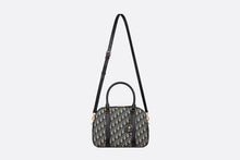 Load image into Gallery viewer, Large Bowling Bag • Blue Dior Oblique Jacquard
