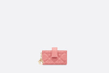 Load image into Gallery viewer, Lady Dior 5-Gusset Card Holder • Light Pink Cannage Lambskin
