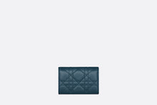 Load image into Gallery viewer, My Dior Glycine Wallet • Steel Blue Cannage Lambskin
