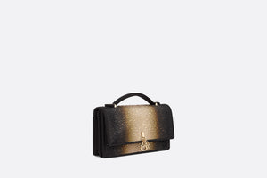 Dior Or My Dior Mini Bag • Embroidery Embellished with Gradient Gold-Tone and Black Strass