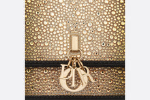 Load image into Gallery viewer, Dior Or My Dior Mini Bag • Embroidery Embellished with Gradient Gold-Tone and Black Strass
