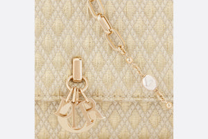 Dior Or My Dior Mini Bag • Gold-Tone Diamond Jacquard with Metallic Thread