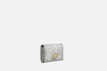 Load image into Gallery viewer, 30 Montaigne Glycine Wallet • Gray Toile de Jouy Reverse Jacquard
