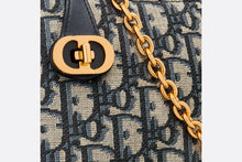 Load image into Gallery viewer, 30 Montaigne Mini Shoulder Bag • Blue Dior Oblique Jacquard
