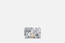 Load image into Gallery viewer, Dior Caro Glycine Wallet • White Multicolor Dior 4 Saisons Hiver Printed Calfskin
