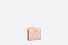 Load image into Gallery viewer, Dior Caro Dahlia Wallet • Powder Pink Supple Cannage Calfskin
