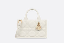 Load image into Gallery viewer, Mini Dior Book Tote • Latte Macrocannage Calfskin (21.5 x 13 x 7.5 cm)
