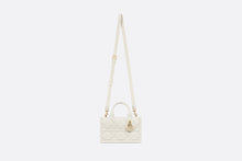Load image into Gallery viewer, Mini Dior Book Tote • Latte Macrocannage Calfskin (21.5 x 13 x 7.5 cm)
