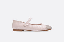Load image into Gallery viewer, Ballerina Flat • Pale Pink Microcannage Lambskin
