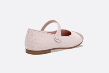 Load image into Gallery viewer, Ballerina Flat • Pale Pink Microcannage Lambskin
