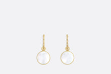 Load image into Gallery viewer, Rose des Vents Earrings • Yellow Gold, Diamonds and Mother-of-pearl
