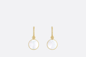 Rose des Vents Earrings • Yellow Gold, Diamonds and Mother-of-pearl