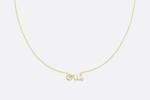 Load image into Gallery viewer, Oui Necklace • Yellow Gold and Diamond
