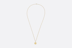 Rose Céleste Medallion Necklace • Yellow and White Gold, Diamond, Onyx and Mother-of-pearl