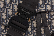 Load image into Gallery viewer, Saddle Bag • Beige and Black Dior Oblique Jacquard
