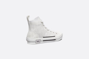 B23 High-Top Sneaker • White Dior Oblique Canvas