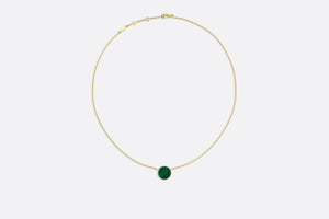 Rose des Vents Necklace • Yellow Gold, Diamond and Malachite