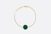 Load image into Gallery viewer, Rose des Vents Bracelet • Yellow Gold, Diamond and Malachite
