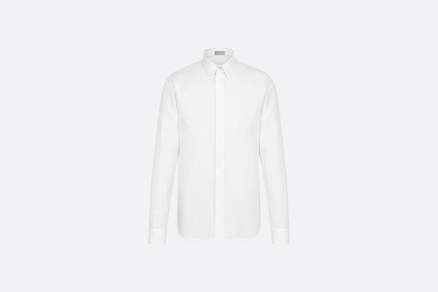 Dior Oblique Shirt • White Cotton Jacquard