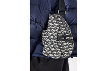 Load image into Gallery viewer, Saddle Bag • Beige and Black Dior Oblique Jacquard
