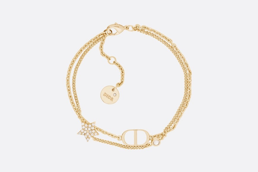 Dio(r)evolution Bracelet Gold-Finish Metal and White Resin Pearls | DIOR TH