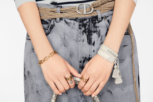 J'Adior Bracelet Set • Gray Dior Oblique Cotton