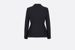 Bar Jacket • Black Wool and Silk