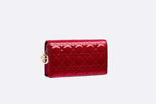 Load image into Gallery viewer, Lady Dior Pouch • Cherry Red Cannage Patent Calfskin
