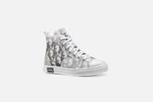 Load image into Gallery viewer, B23 High-Top Sneaker • White and Black Dior Oblique Technical Fabric
